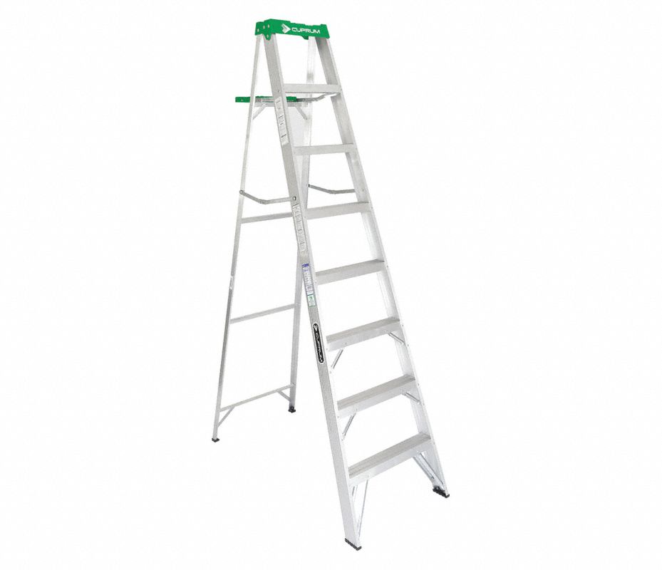 Escalera de Tijera, Aluminio, 8 pies, CUPRUM (C-2213-08) - Edison