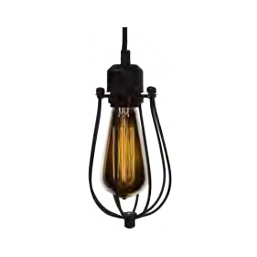 Candil Colgante Vintage Liviada Negro ADIR (5101) - Edison