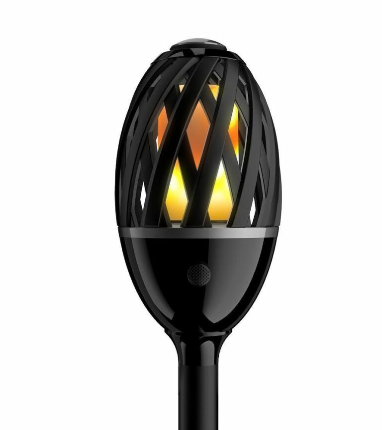 Luminaria LED tipo Efecto Antorcha para Jardín Recargable por usb ip65