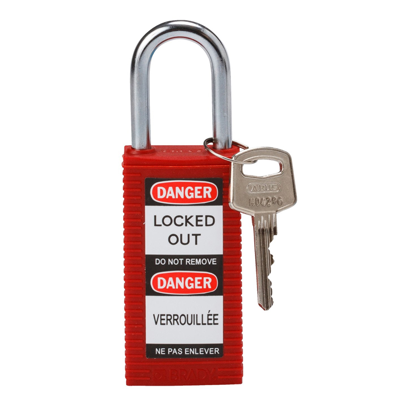 Candado de Seguridad Largo 1.5" KD BRADY (123405) - Edison