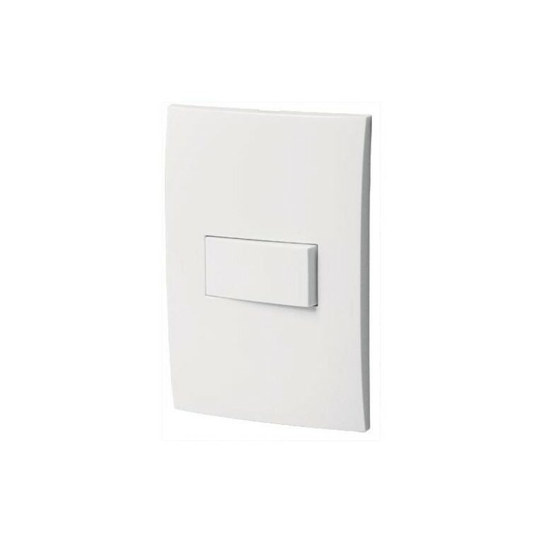 Placa de 1 Interruptor Sencillo 10A 127V FORZA (FZA511) - Edison