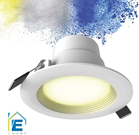 Luminaria LED Blanco Dinámico Wifi Para Empotrar En Techo (ES-19195- - Edison